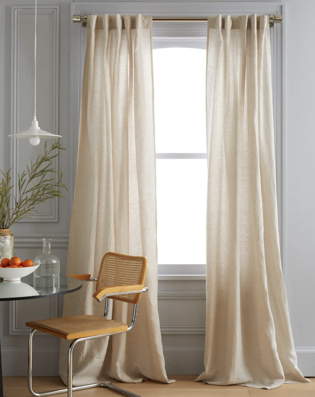 Quince Linen Curtain Panels